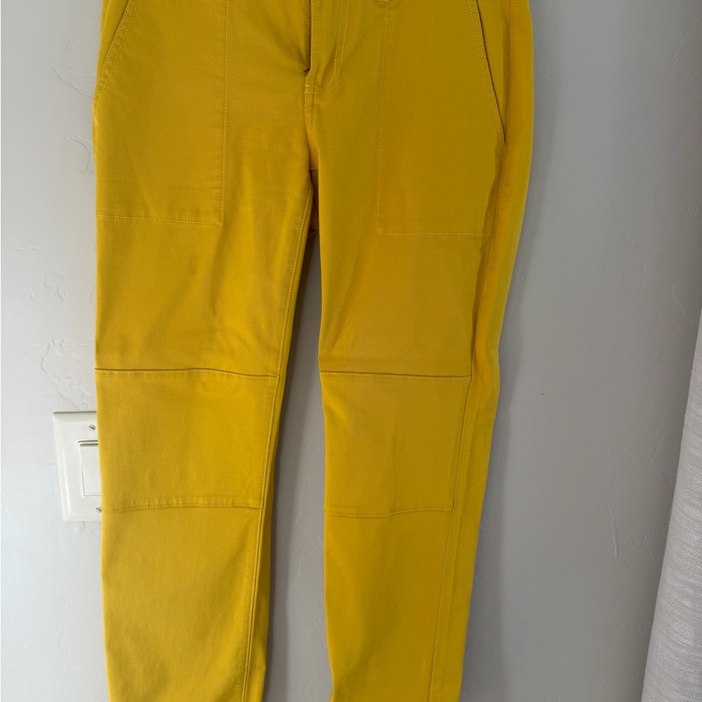 CAbi Mustard Yellow Chinos